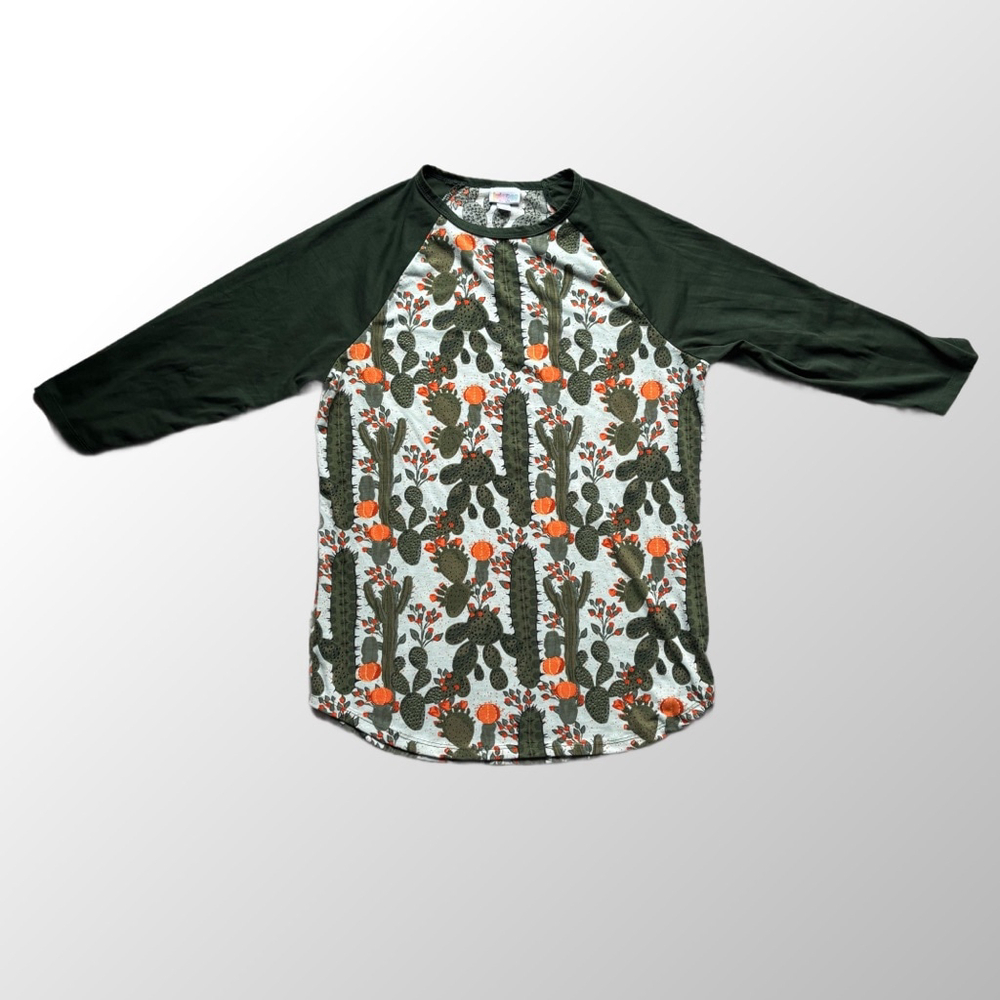 LuLaRoe Cactus Print Long Sleeve Tee, Size large science teacher desert